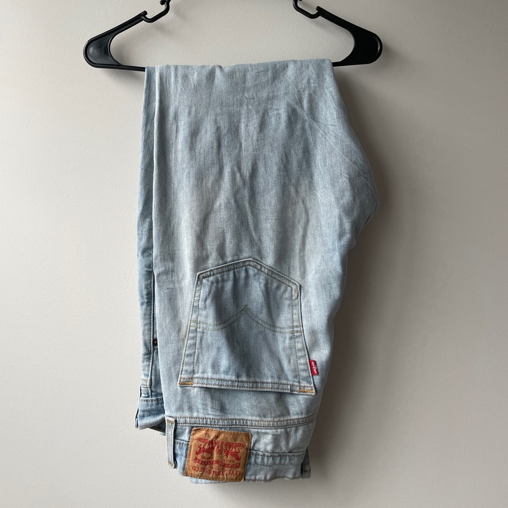 Men’s Levi’s 511 white washed jeans 36x32